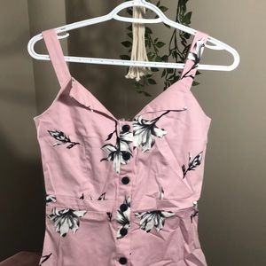 LE CHATEAU Buttoned Floral Midi Dress